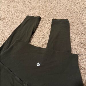 lululemon athletica Dark Green Leggings
